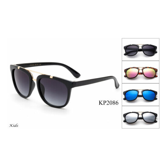 Kids Sunglasses Cute Boys Girls Toodler Fashion Eyewear UV 100% Lead Free image {1}