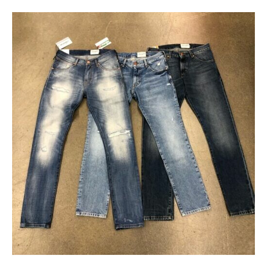 NWT Wrangler Men's 1947 BORN READY LARSTON Slim Tapered Jeans Denim Pants All Sz image {1}