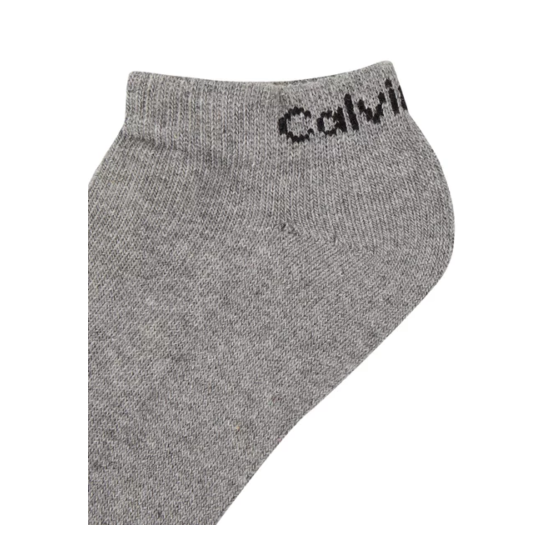 Calvin Klein 100% Authentic Men's 6-Pack Cotton Cushion Sole Socks Grey Combo image {7}