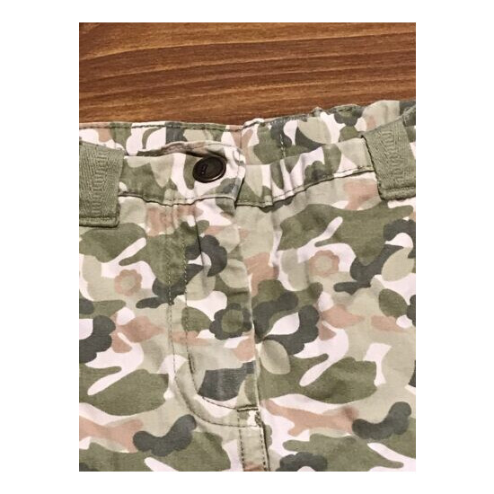 Gymboree Girls Skort Skirt Size 7 Camouflage Adjustable Waist Green Outdoors image {3}