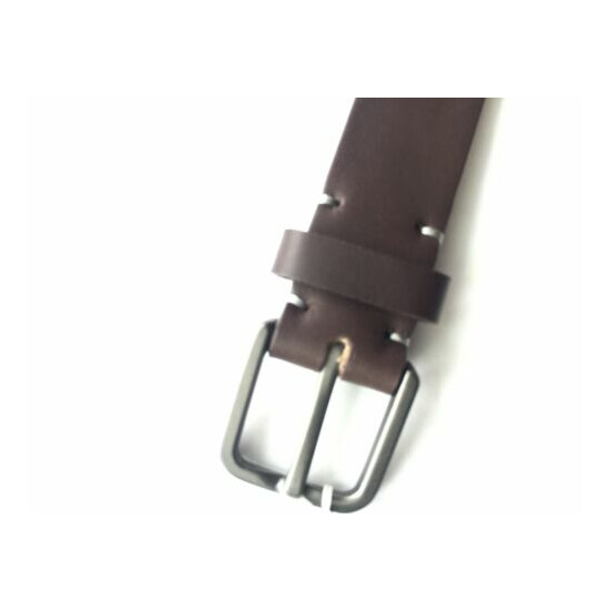 UPTON Delta Leather Belt Brown (size: 38) image {2}