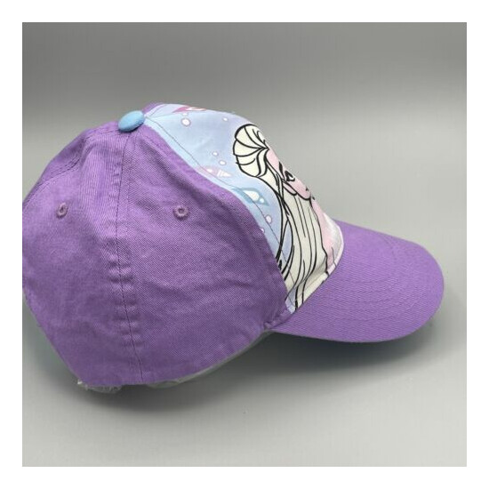 DISNEY FROZEN 2 Girls Baseball Cap Adjustable Hat Purple Elsa Anna Princess image {6}