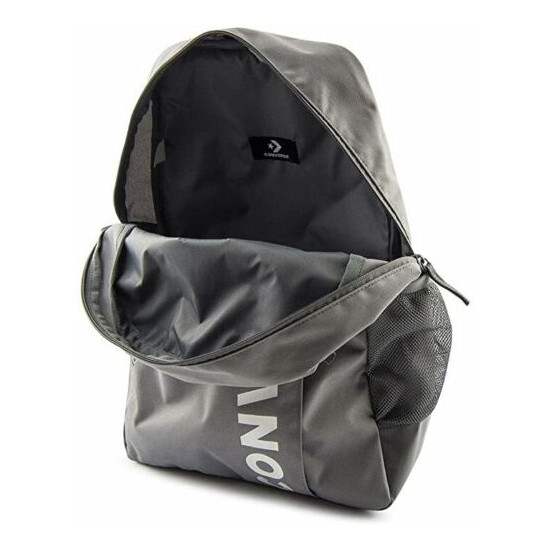 Converse Speed 2 10008286-A03 Men's Grey Zipper Backpack Bag One Size CVVB3 image {3}