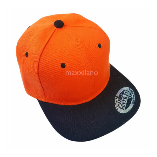 Snapback Hat Hip-Hop Baseball Cap for Men One Size Adjustable Hats Flat Bill  image {5}
