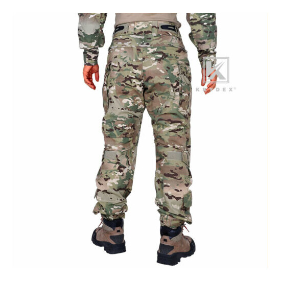 KRYDEX G3 Combat Trousers & Knee Pads Tactical Pants Airsoft Como Size 30W - 40W image {3}