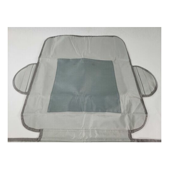 Gray Chair Seat Cover For Booster Seat Protect Booster Chair Cover image {4}