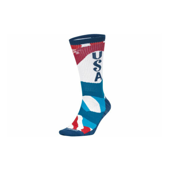 Nike SB Parra USA Federation Kit Mens Dri FIT Socks CN3780 100 - SIZE XL (12-15) image {2}