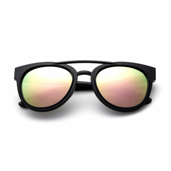 Girls Pink Mirror Lens Sunglasses Kids Classic Sporty Lead Free UV 100% Retro  image {2}