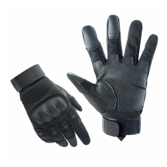 L Size Motorcycle Touch Screen Gloves Hard Knuckles Protective Mittens Men Women image {1}