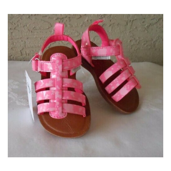 OshKosh B'gosh Baby Toddler Girls Size 5 Kaydin Pink T-Strap Sandal image {2}