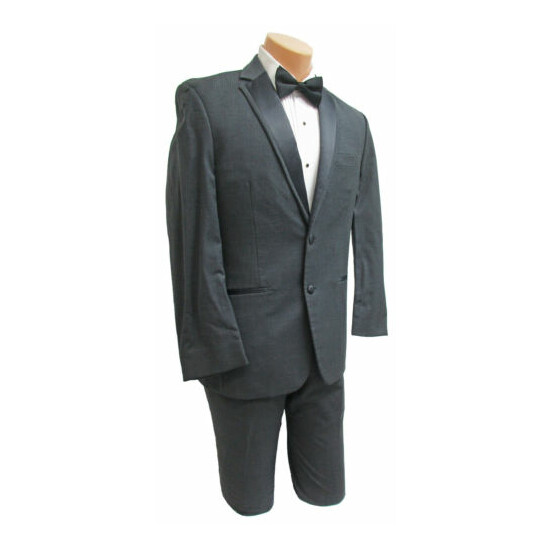 Men's Joseph Abboud Grey Tuxedo Jacket with Pants Wedding Groom Prom 39S 33W image {3}
