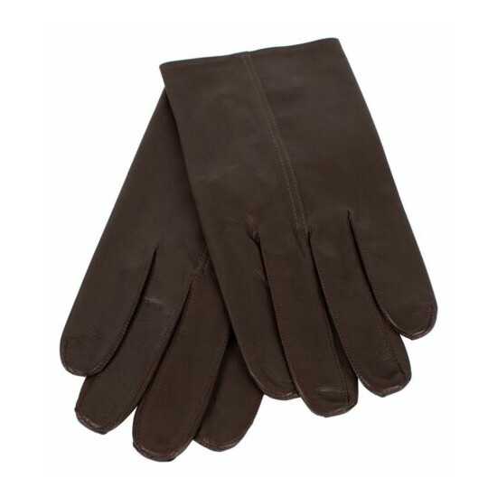 John Lobb Handmade Luxury Twinstitch Gloves Brown BNWT Size 10.5 image {3}