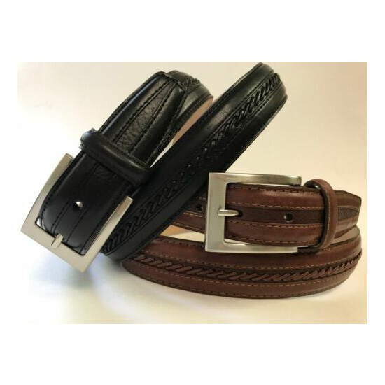 Italian Leather on Full Grain Liner. Hand lacing at the center. Sale-$ was 46.99 image {1}