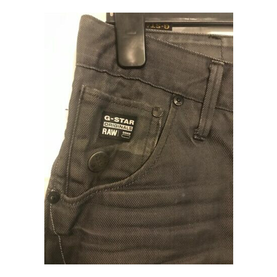 G-star Jeans Raw 3301 Dark Grey Size 32 L32 image {3}