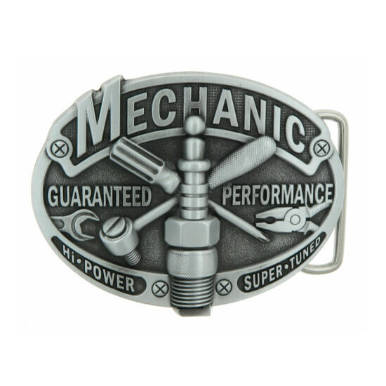 Mechanic Tradesman Metal Belt Buckle image {1}