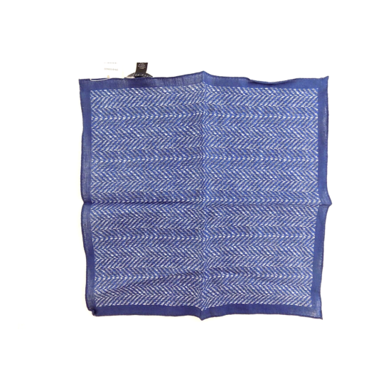 Ted baker mens hand handkerchief pocket square Blue 12"x12" MSRP $50 image {2}