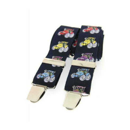 Luxury adjustable Tractor / Farming Themed Braces in a presentation box image {4}