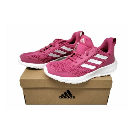 Adidas Sneakers AltaRun Youth Girls Various Size Running Sneakers Pink And White image {3}