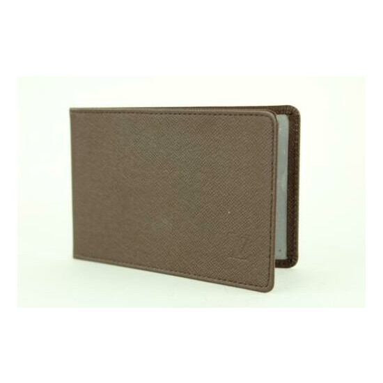Louis Vuitton Brown Taiga Card Case ID Holder 329lvs518 image {2}