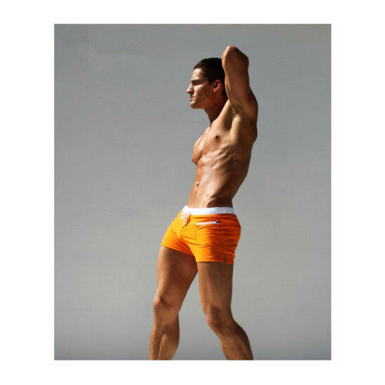 US Men Swim Shorts Swimwear Swimming Trunks Men's Underwear Boxer Briefs Pants image {4}