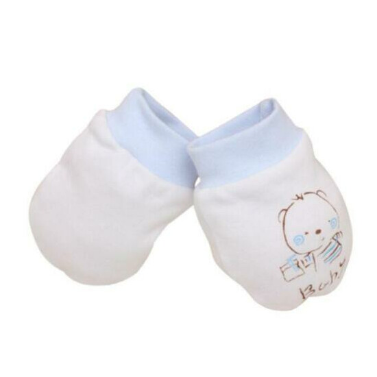 Baby Infant Boys Girls Anti Scratch Mittens Soft Newborn Baby Cute Gloves 1PAIR image {3}