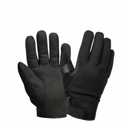 Cold Weather Street Shield Cut Resistant Black Tactical Gloves - S,M,L,XL,2XL  image {1}