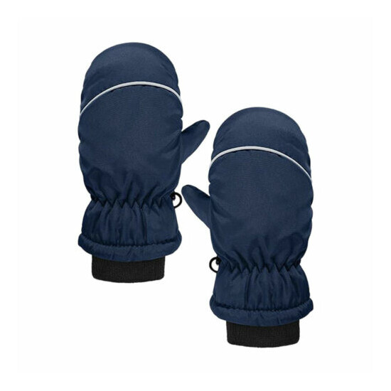 New Toddler Kids Baby Boys Girls Ski Gloves Waterproof Outdoor Warm Snow Mittens image {2}