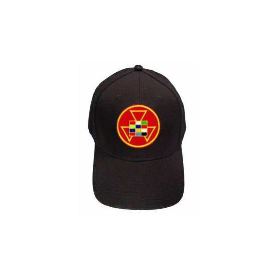 High Priest Masonic Baseball Cap - Black Hat High Priest Masonic Symbol image {1}