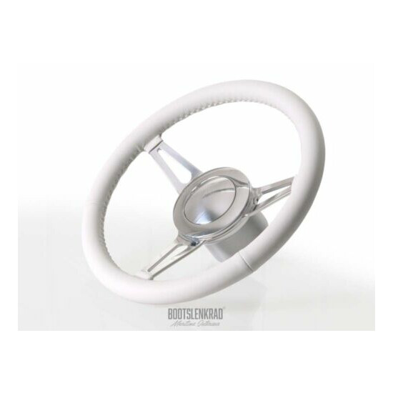 Premium Boat Steering Wheel Triplex For Sealine With Teleflex Ultraflex Steering image {1}