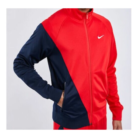 Nike Swoosh Sportswear Mens Full-Zip Tracksuit Jacket Tops Medium  image {3}