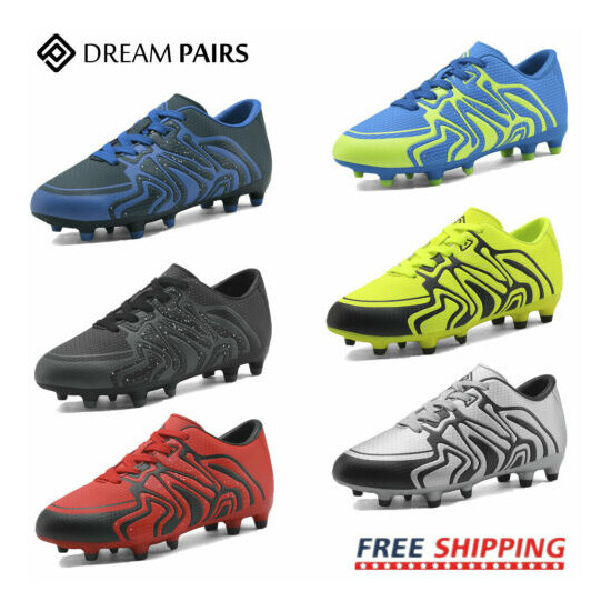 Boys Girls Youth Soccer Shoes Football Shoes School Soccer Cleats image {1}