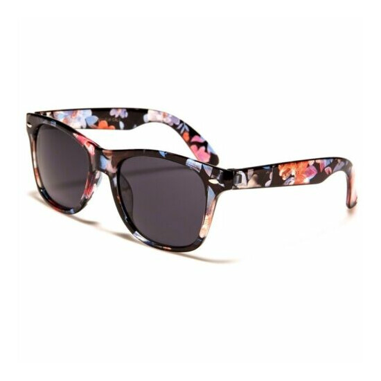 Kids / Children's Sunglasses - Floral Printed Frame 6-12 Years old Girls / Boys image {2}