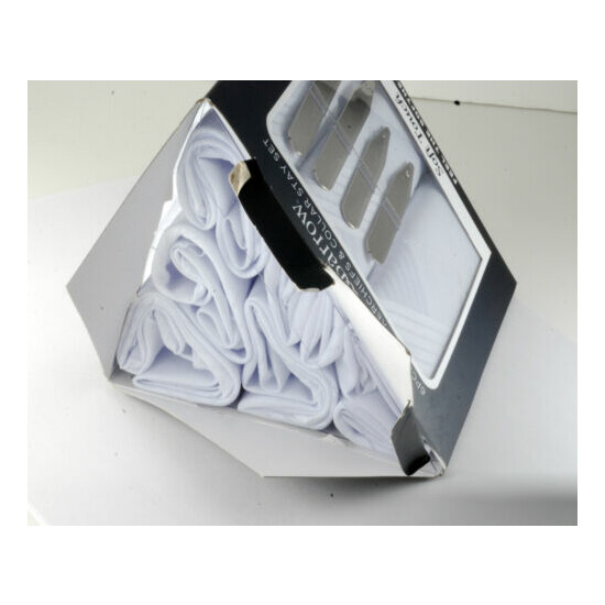 Croft & Barrow Soft Touch 6 Handkerchiefs & 4 Collar Stay Boxed Gift Set NIB image {3}