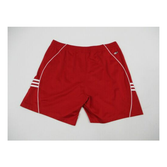 Adidas Shorts Adult Large Red Lightweight Gym Athletic Running Men  image {2}