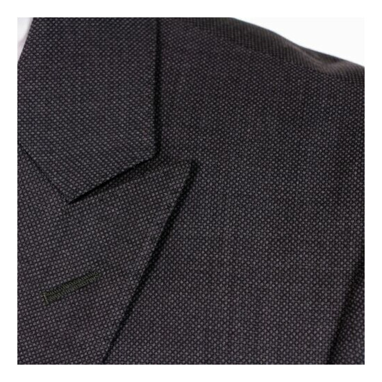 Topman Mens 40R Gray Wool Poly Blend Blazer Sports Coat Suit Jacket image {4}