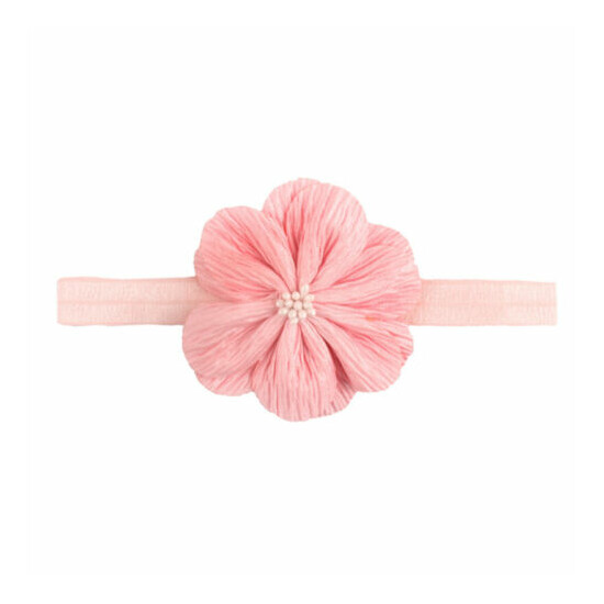 2022 Baby Flower Soft Elastic Headband Cute Accessories image {3}
