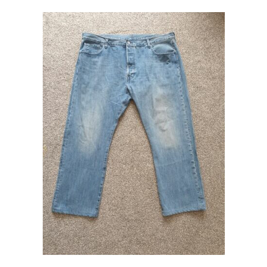 Levi 501 Jeans Size W42 L32 Straight Cut Excellent Condition image {1}