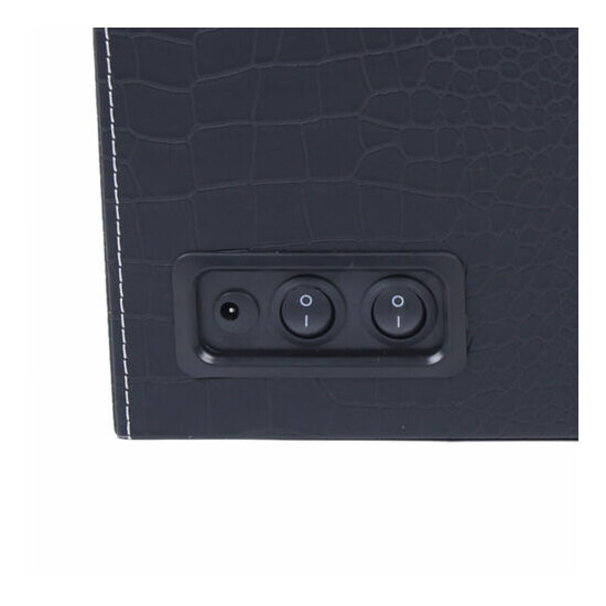 4+6 Automatic Rotation Leather Watch Winder Storage Case Box Silent Motor Black image {6}