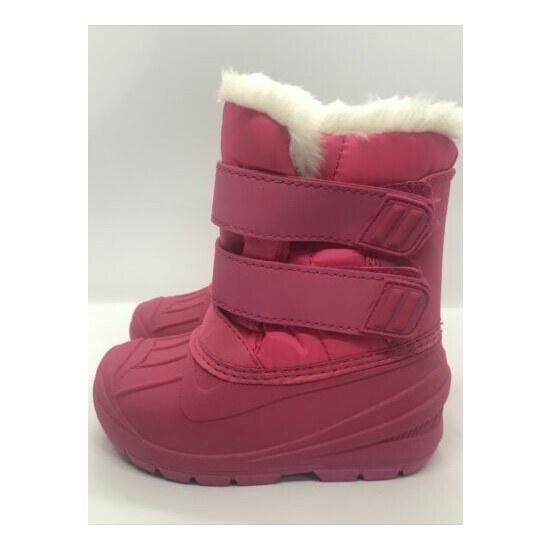Cat & Jack Toddler Girls Sizes 5,7&8 Pink Winter Snow Boots image {1}