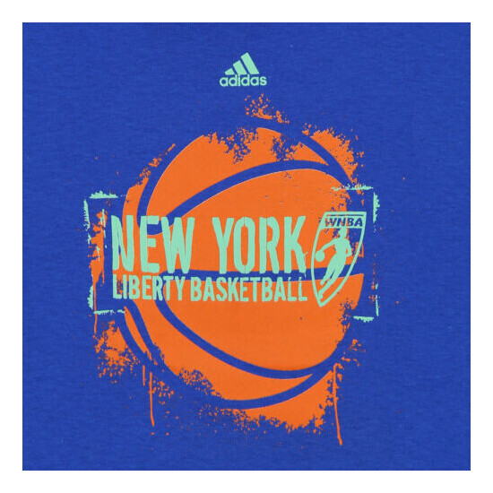 Adidas WNBA Youth New York Liberty Street Camp Tee image {2}