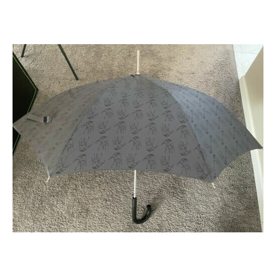 *Very Rare* Fendi "Hands" Monogram Gray Waterproof Full Size Unisex Umbrella image {1}