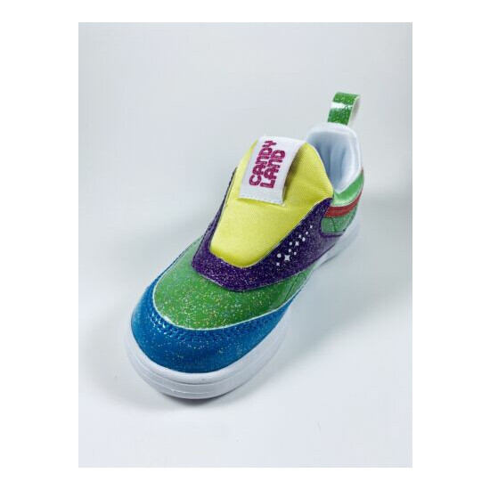 REEBOK Candyland Slip-on TODDLER Shoe Club C SIZE 7 Sparkles 100% Authentic NEW image {2}