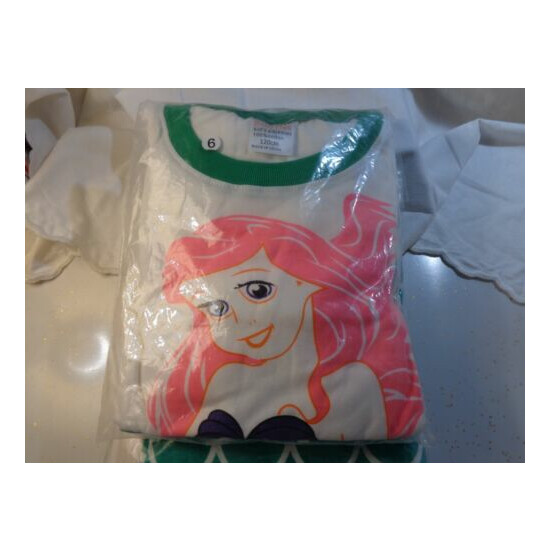 NEW Girls Disney Ariel The Little Mermaid 2pc Pajama set size 4, 5 OR 6 u pick 1 image {1}