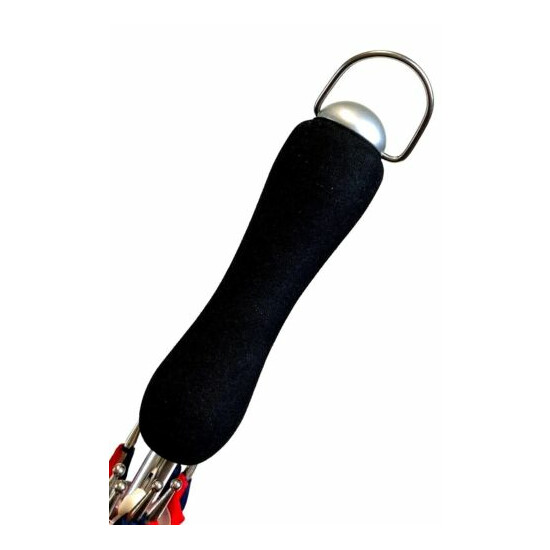 Wind Explorer Navy/Red Two-Person Extra Wide Stick Umbrella image {3}