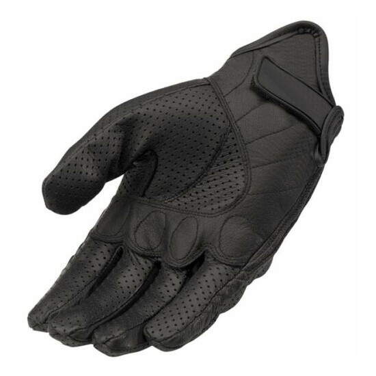 NEW SHORT STYLE PREMIUM A GRADE PERFORATED SUMMER MOTORCYCLE GLOVES size S-3XL image {2}