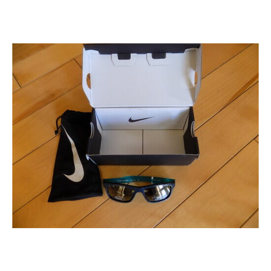 Nike Champ Sport Sunglasses YOUTH Kids Blue 100% UVA & UVB EV0815 483 image {2}