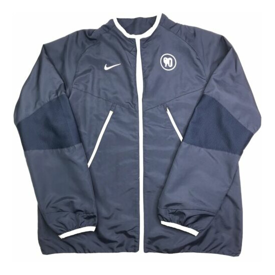 Nike Men’s Large VTG Total 90 Blue Jacket Soccer Warm Up image {1}