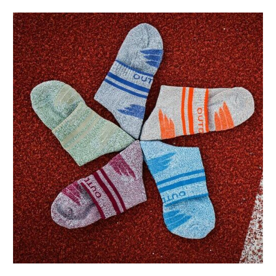 5 Pairs Mens Sports Socks Lot Cotton Elasticity ventilate Athletic Dress Socks image {2}