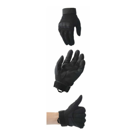L Size Motorcycle Touch Screen Gloves Hard Knuckles Protective Mittens Men Women image {4}