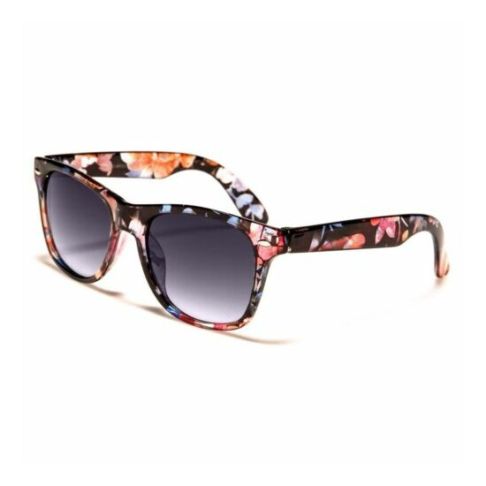 Kids / Children's Sunglasses - Floral Printed Frame 6-12 Years old Girls / Boys image {3}